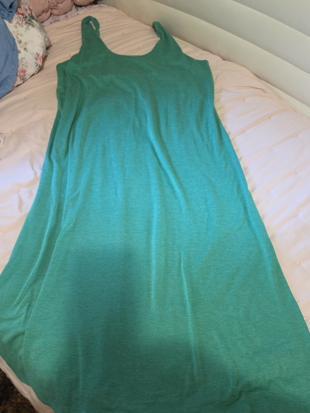 Zenana Outfitters Sleeveless Green Tank Dress